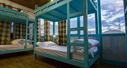 Himalayan Bunker Leh | Dorms & Guided Treks Room Type - 10 Bed Mixed Dormitory (Attached Washroom)