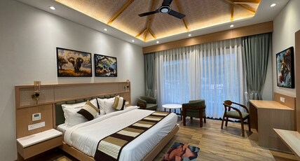 Corbett Anandavana Room Type - Family double room with private terrace