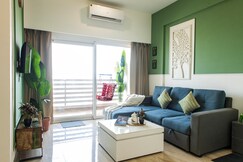 Artistic Haven by Brij Stays II 1BHK Apartments | Close to Temple
