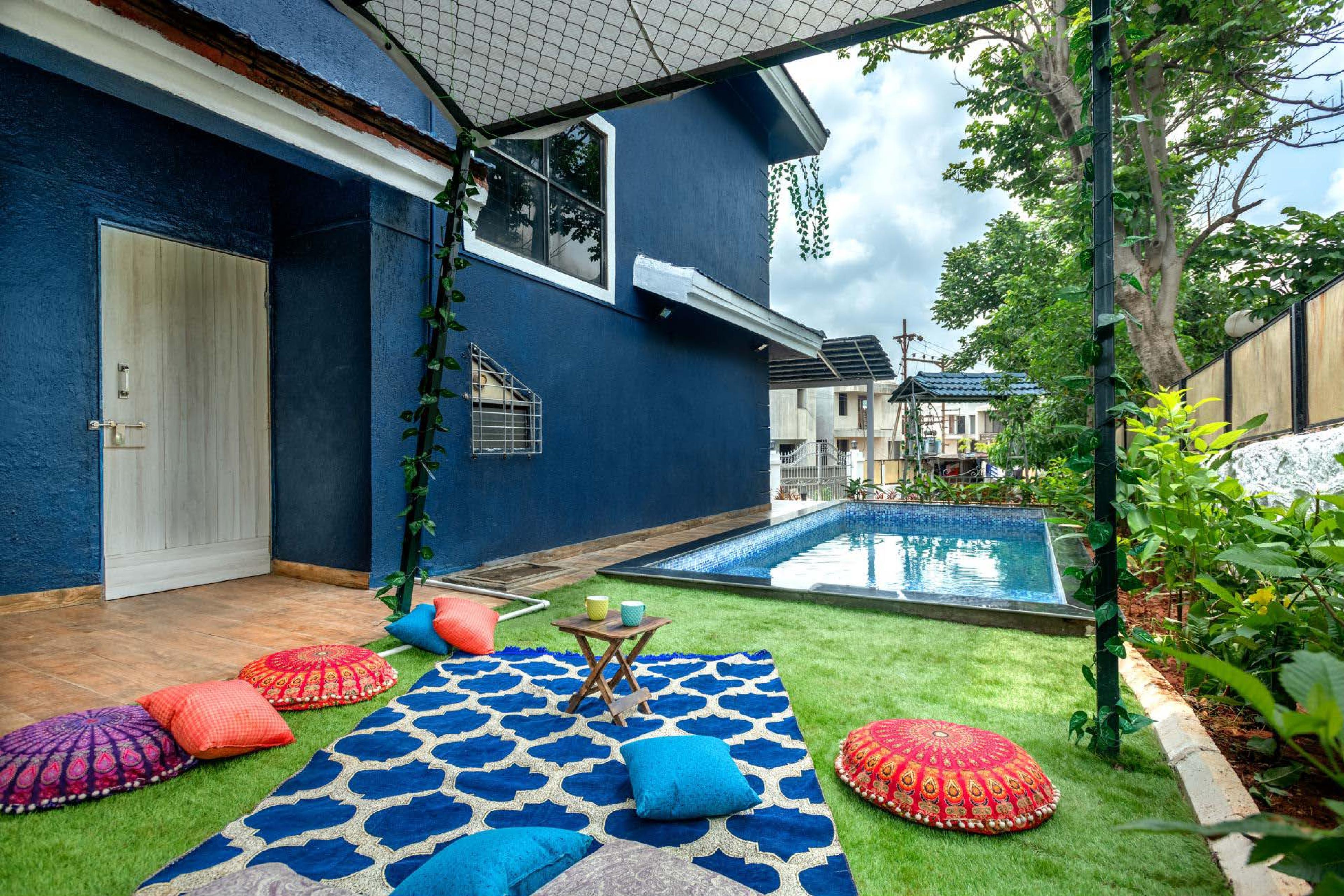 Blue Waves Villa 3BHK Lonavala with Pvt Pool - Tap to explore photos
