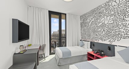 Nest Hotel Room Type - Stylish Twin with Balcony