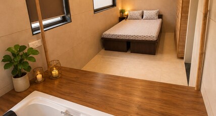 Jacuzzi BathTub Rooms in Shared Pool Villa Room1 Room Type - Bedroom