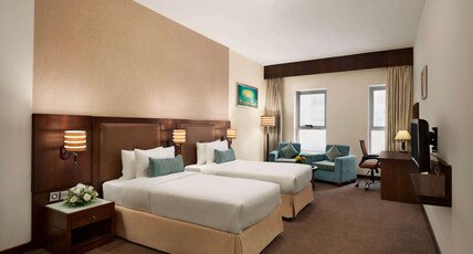 Ramada by Wyndham Dubai Deira Room Type - 2 Twin Beds, Accessible Room, Non Smoking Ramada by Wyndham Dubai Deira Room Type - 2 Twin Beds, Accessible Room, Non Smoking