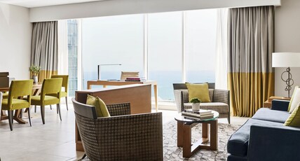 Pullman Doha West Bay Room Type - 2 BEDROOM APARTMENT, King or Twin Size Beds, Living and Dining Room, Kitchen Pullman Doha West Bay Room Type - 2 BEDROOM APARTMENT, King or Twin Size Beds, Living and Dining Room, Kitchen