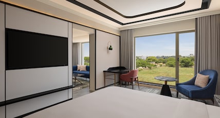 DoubleTree by Hilton Bengaluru Airport Room Type - King Deluxe Suite DoubleTree by Hilton Bengaluru Airport Room Type - King Deluxe Suite