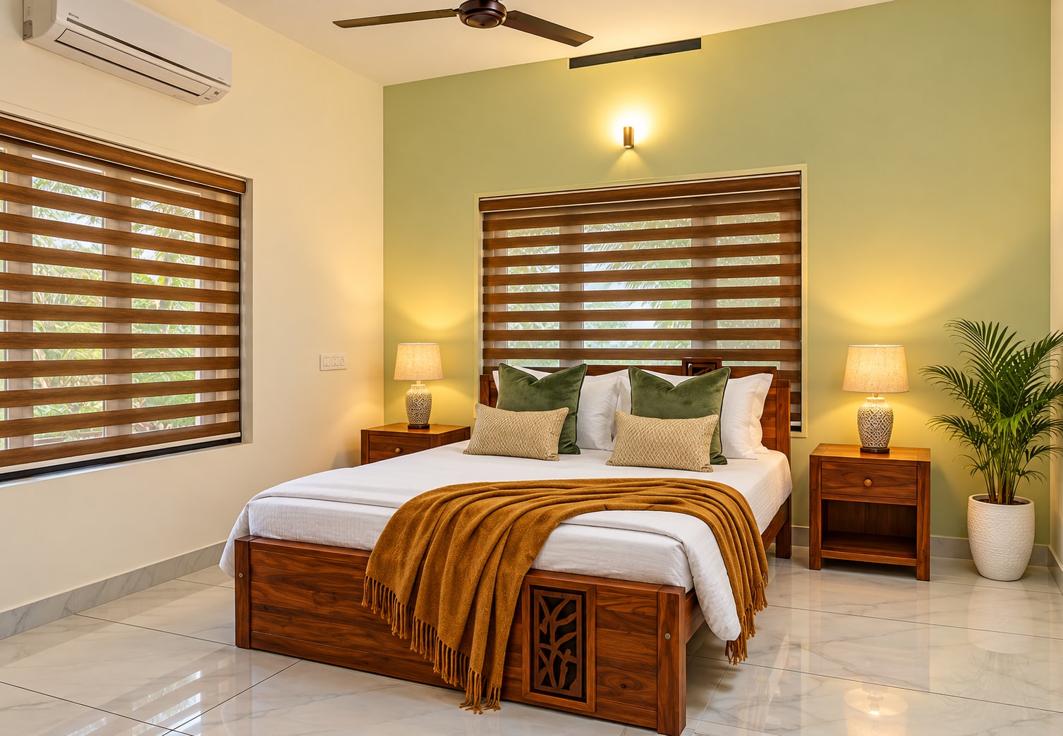 VAR Teak Haus 1 AC 2BHK 10 min drive beach clif - Tap to explore photos