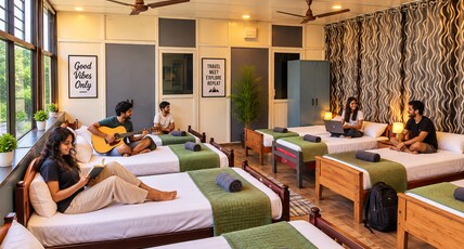 Ruby MG Road Hostel Room Type - 1 Single bed in Non AC Mixed Dorm