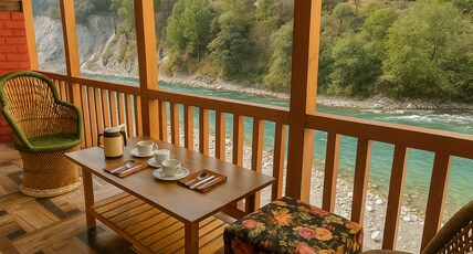 Sneha Homestay Room Type - Super Deluxe Room with Balcony and River View