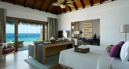 Dusit Thani Maldives Room Type - Waterfront Pool Villa, 150sqm, Butler Service, Direct reef access Dusit Thani Maldives Room Type - Waterfront Pool Villa, 150sqm, Butler Service, Direct reef access