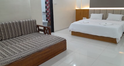 Krushnai Residency - Ginger Cafe and Restaurant, Metgutad Room Type - Deluxe Family Ac Room Krushnai Residency - Ginger Cafe and Restaurant, Metgutad Room Type - Deluxe Family Ac Room