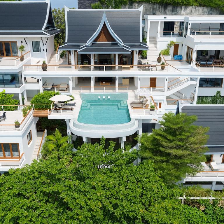 Villa Nevaeh - Ocean Front Private Villa Kamala Beach - Tap to explore photos