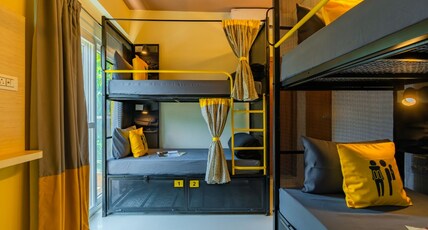The Hosteller Bangalore, Indiranagar Room Type - Bed in 4 Bed Female Dormitory with Balcony