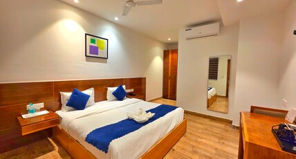TRIBHAV Corbett Bliss (A Pool Resort with Jungle View Rooms, Dhikuli) Room Type - Elite Room - Cosy Retreat