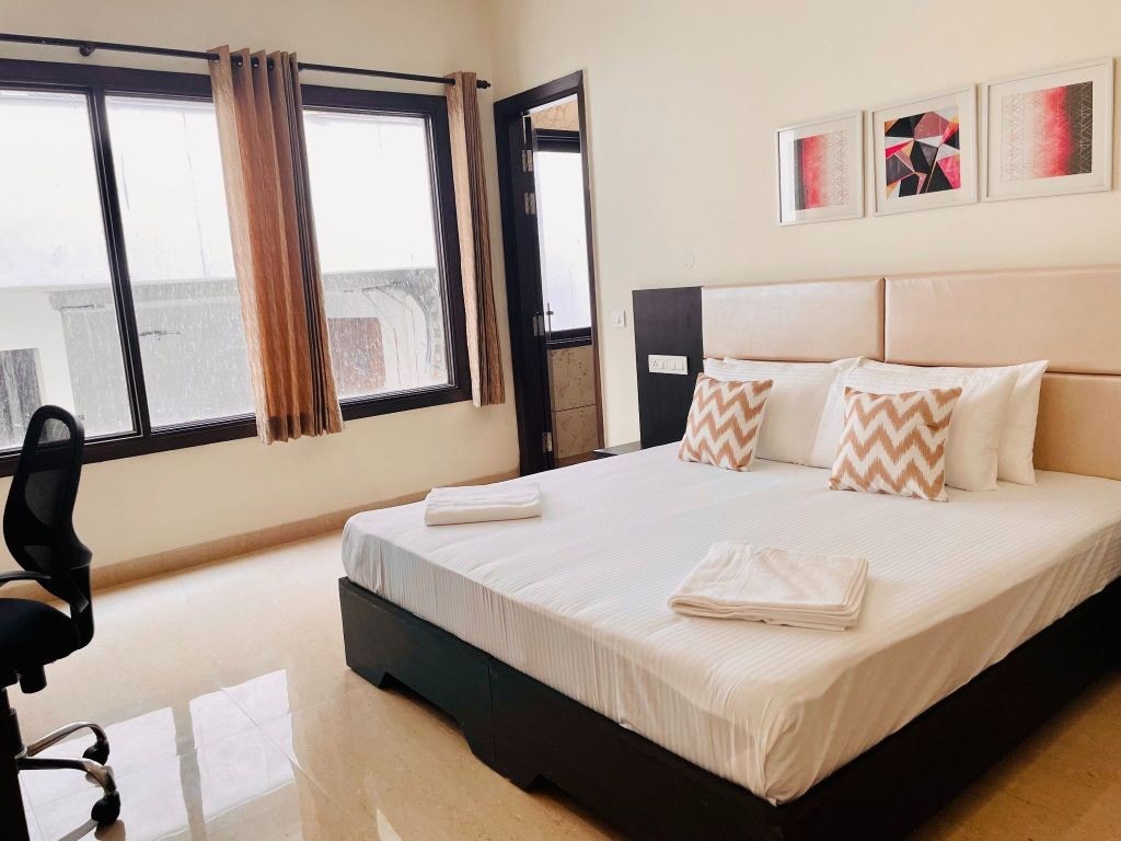 Entire 3BHK Apartment by Bluo at Cyber Hub - Tap to explore photos