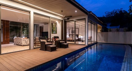 Staymaster Belamia |Parra | Pvt Pool | 3BHK Room Type - Staymaster Belamia |Parra | Pvt Pool | 3BHK