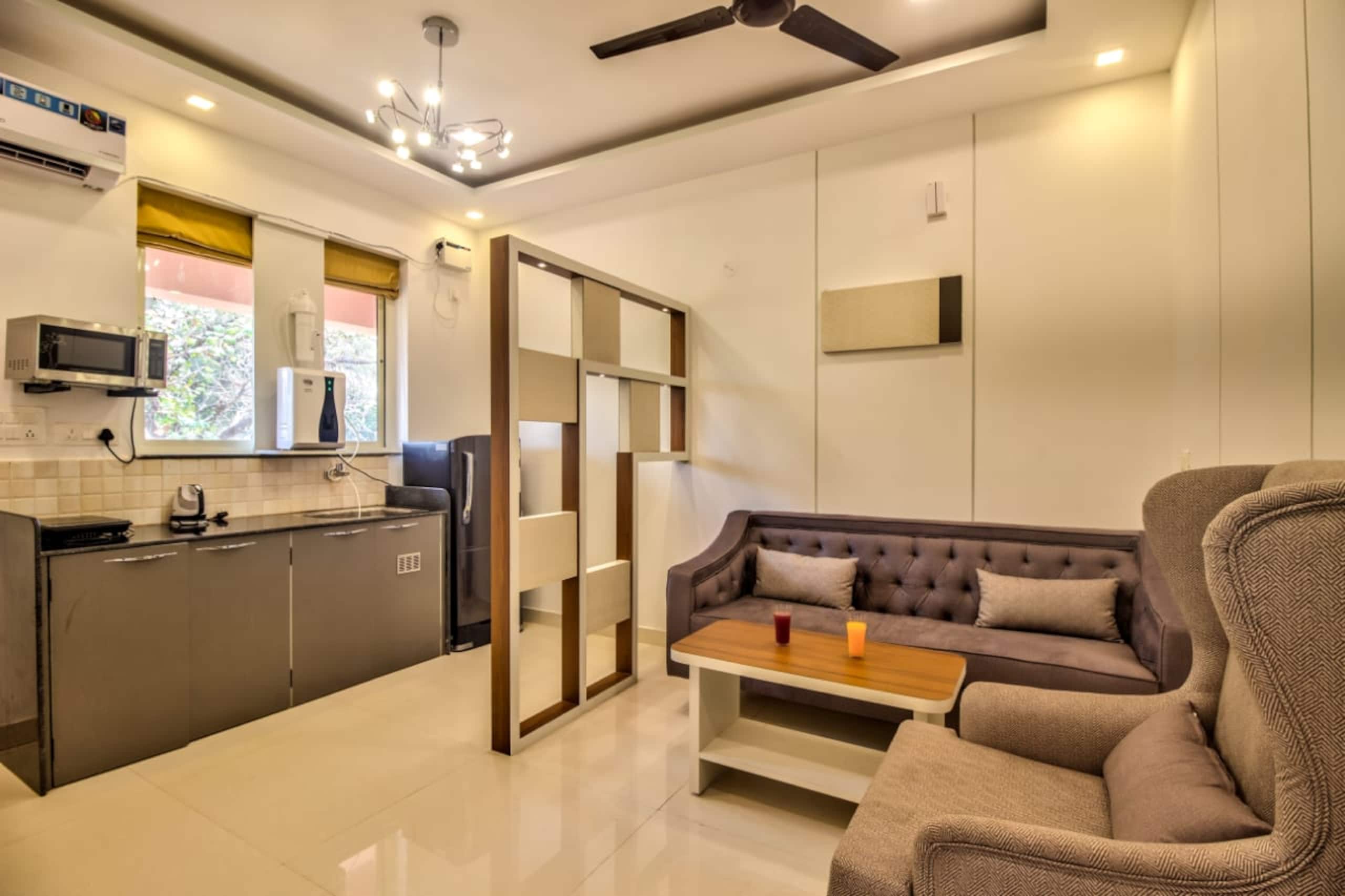 Auraya Homes Premium 2BHK Near Vagator Beach - Tap to explore photos