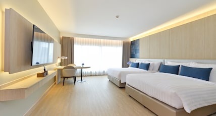 Centre Point Plus Hotel Pratunam Room Type - Grand Deluxe 2 Twin Beds - Room With Breakfast Centre Point Plus Hotel Pratunam Room Type - Grand Deluxe 2 Twin Beds - Room With Breakfast