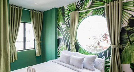 Language Exchange Hotel 3 Room Type - Deluxe Double Room with Garden View