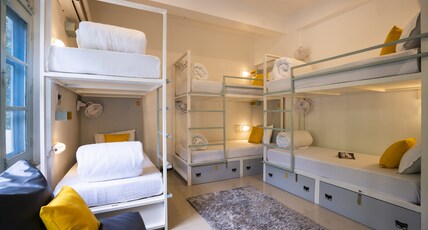 Zostel Rishikesh (Laxman Jhula) Room Type - 1 bunk bed in 6 Bed Mixed Dorm (with balcony)