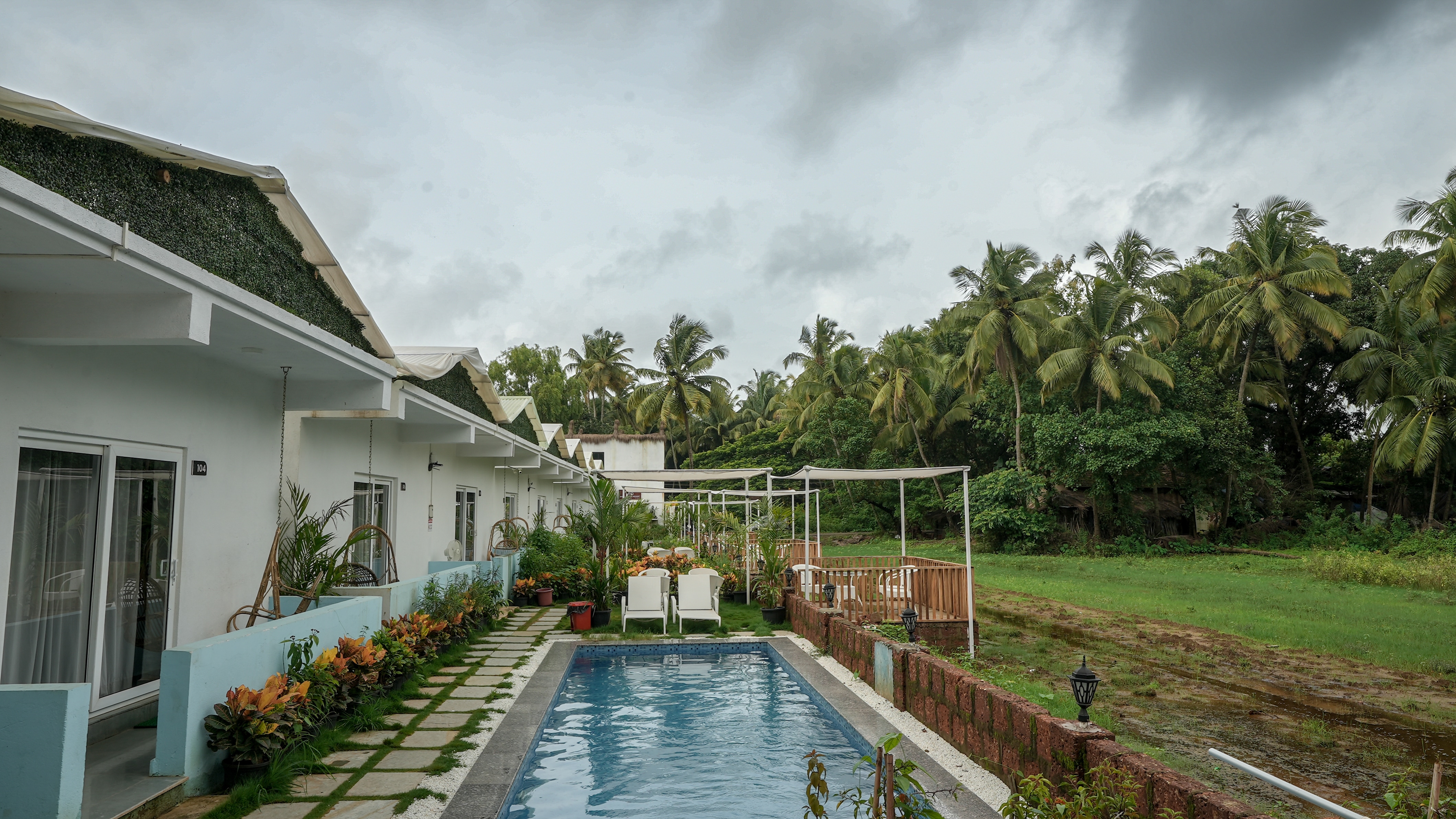 Whiteflower Resort Morjim, Goa - Tap to explore photos