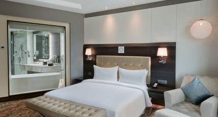 Taj Agra Room Type - Luxury Suite with Living Room, Bathtub and Lounge Access Taj Agra Room Type - Luxury Suite with Living Room, Bathtub and Lounge Access