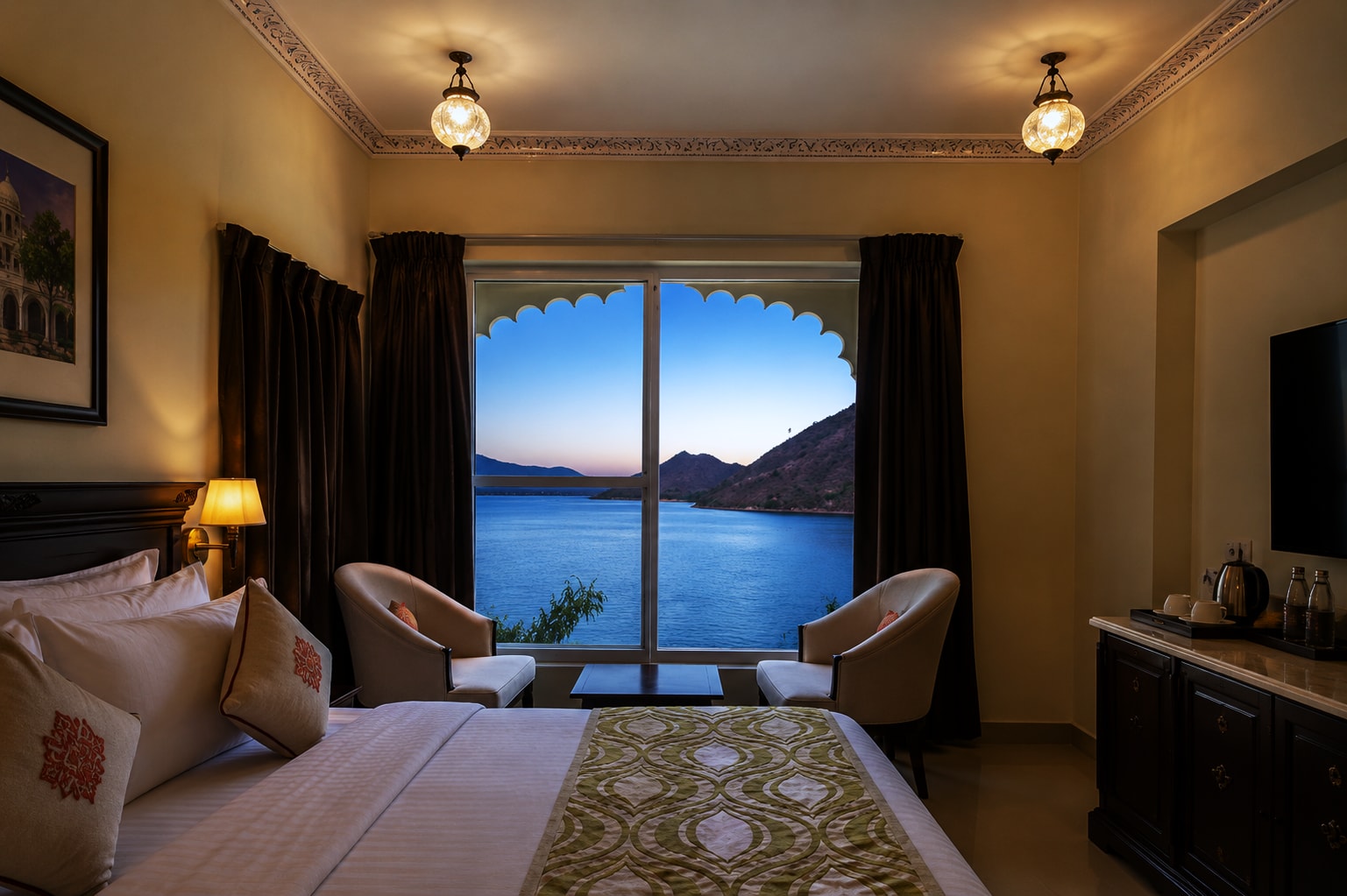 The Karni Mahal - Jaisamand Island Resort, Udaipur - Tap to explore photos