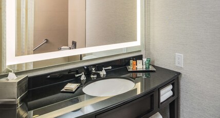 The Saratoga Hilton Room Type - LUXURY SUITE ONE KING BED