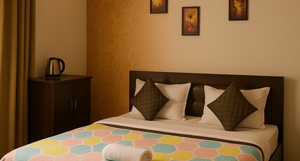 Ramam by Naavagat 700 meters from Ram Mandir Room Type - Deluxe AC Room Ramam by Naavagat 700 meters from Ram Mandir Room Type - Deluxe AC Room