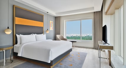 Le Meridien Hyderabad Room Type - Executive Suite with Seating Area and free lounge access Le Meridien Hyderabad Room Type - Executive Suite with Seating Area and free lounge access