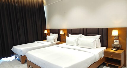 The S Crown - Pure Veg Room Type - 3 Bedded Crown Family Room
