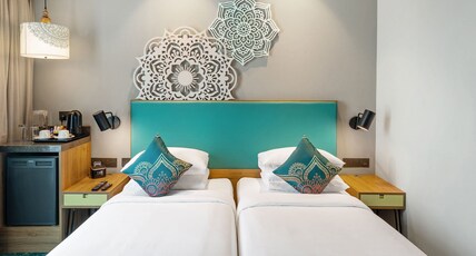 Grand Mercure, Ahmedabad Gift City An Accor Hotel Room Type - Superior Room with 2 single beds and Bay window