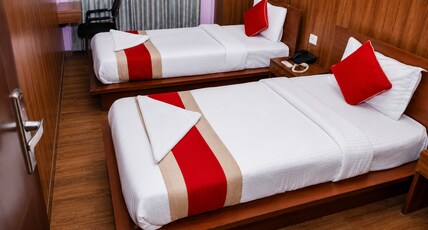 Doors Hotel Thamel Room Type - 2 Single Bed With AC,  Deluxe  Twin Room