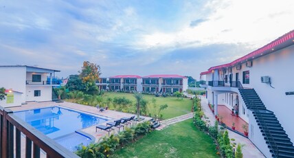 Corbett Wild Flower Resort & Spa by The J D Resort Room Type - Tusker Pool View With Balcony