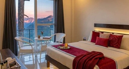 Shivansh Hotel Room Type - Deluxe King Bed Room with Hill View