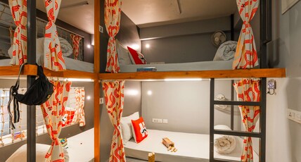 Moustache Jaipur | Hostel & Rooftop Bar Room Type - Deluxe 6 Bed Mixed Non AC Dorm