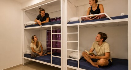 Nayami Lake View Hostel Room Type - A Bed AC Dorm with 24 Beds