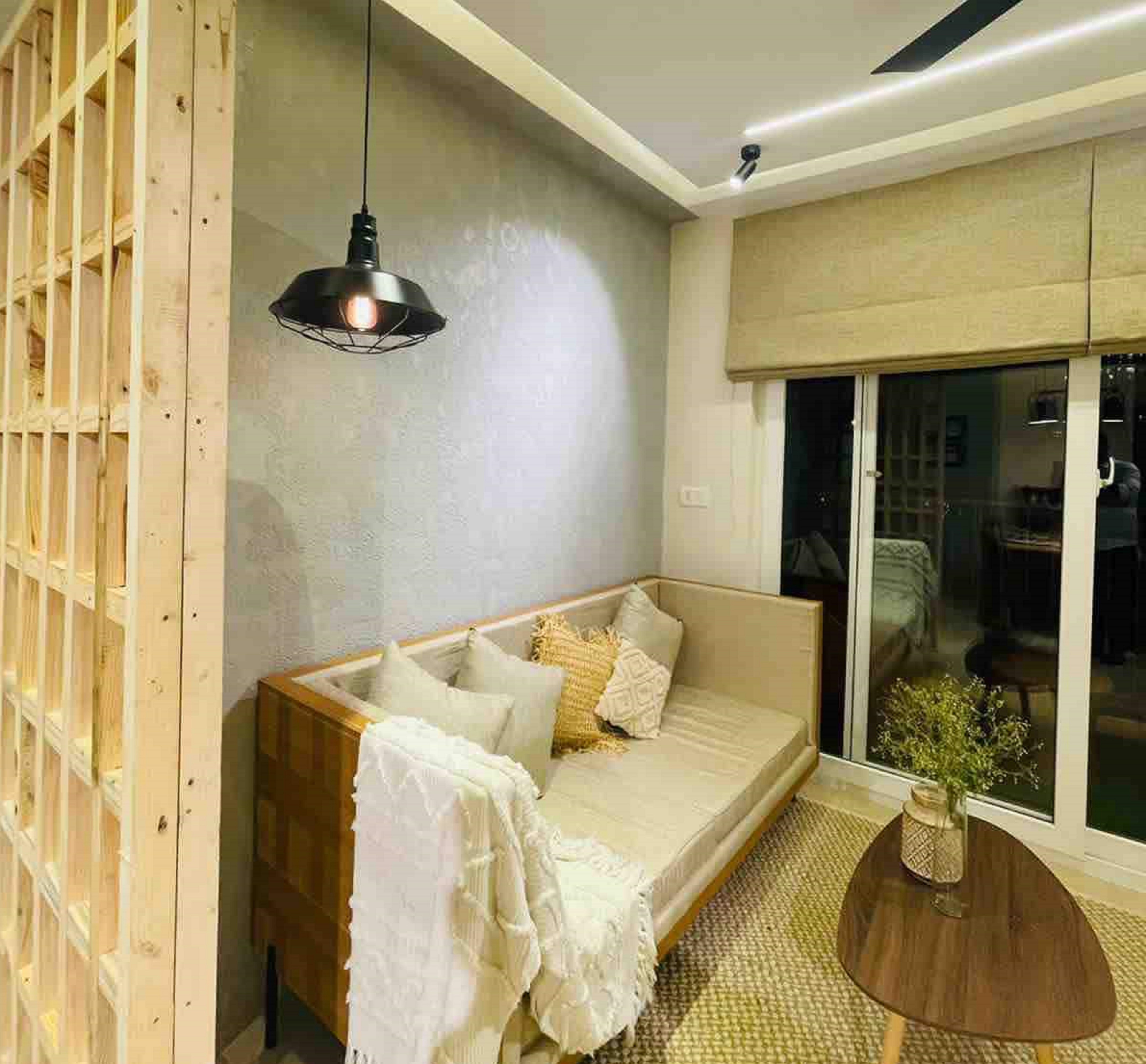 Opulent 2BHK Rustic Chic Apartment By Aizah Hospitality - Tap to explore photos