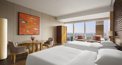 Park Hyatt Guangzhou Room Type - 2 Twin Beds, Pearl River View Park Hyatt Guangzhou Room Type - 2 Twin Beds, Pearl River View