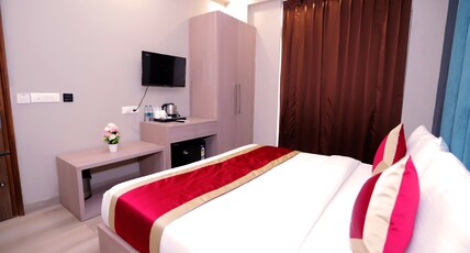 Hotel Nirvana Inn and Banquet Near Expo Mart Room Type - Standard Room With Welcome Kit Hotel Nirvana Inn and Banquet Near Expo Mart Room Type - Standard Room With Welcome Kit