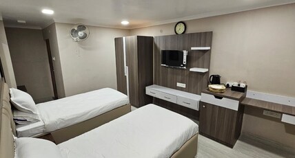 Krishna Homestay Room Type - Deluxe Twin Bed AC Room (2nd Floor , No Lift)