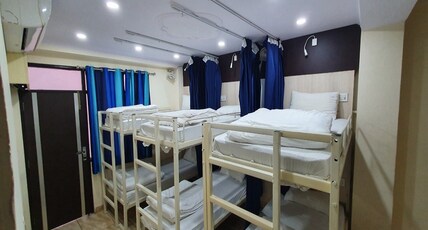 Himalayan Hostel Room Type - Bunk Bed in 6 Bed Male Dorm(AC time 8pm-8am)