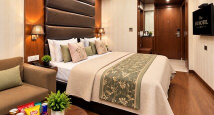 The JK Luxe Stay - Near Nehru Place And CR Park Room Type - Premium Deluxe Room The JK Luxe Stay - Near Nehru Place And CR Park Room Type - Premium Deluxe Room