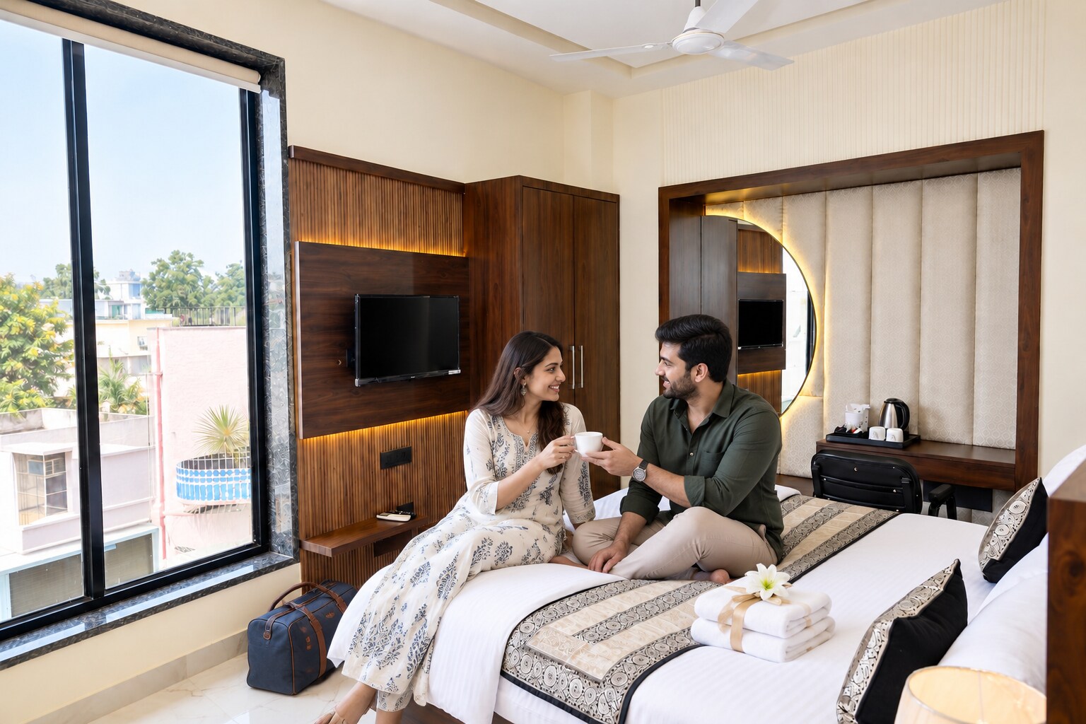 JMD Royal Residency I Luxury Hotel I With Parking - Tap to explore photos