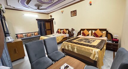 Hotel Moonlight (Pure Vegetarian) Room Type - Family Room (4 Bed) Twin AC