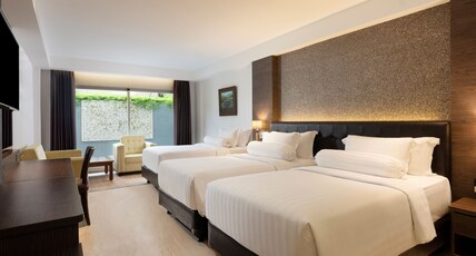 Sthala, a Tribute Portfolio Hotel, Ubud Bali Room Type - Large Guest Room, Family room, 3 Twin