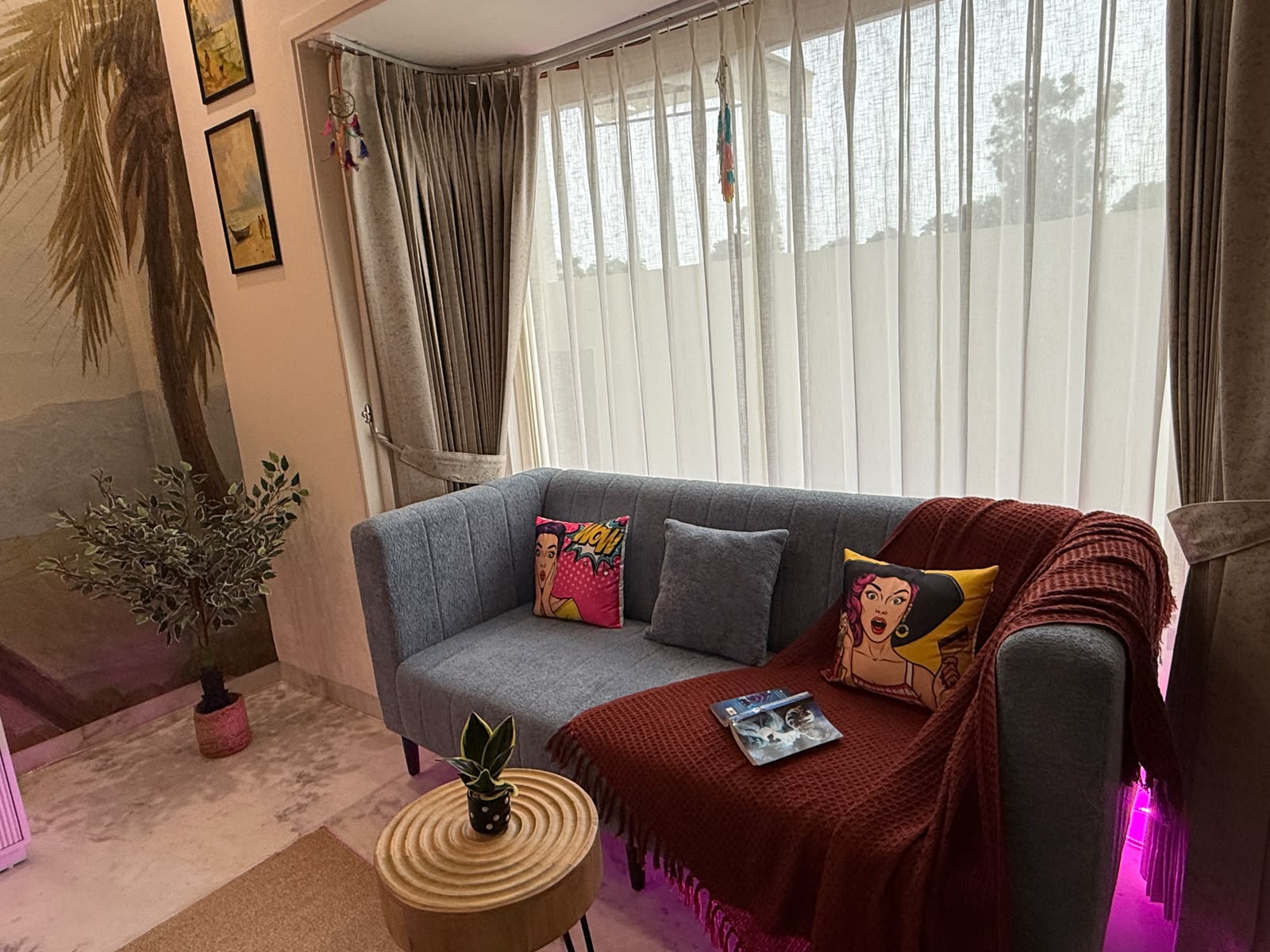 Palm Haven Private Ensuite Near Chandigarh Airport - Tap to explore photos