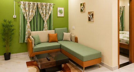 Charter Stays Spacious 2BHK Apartment in Madhapur Near HITEC City Room Type - Premium 2BHK Apartment with Balcony & Kitchen(7Hills - 601)