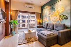 Govardhan 1BHK Apartment by Mulberry - Near Prem Mandir