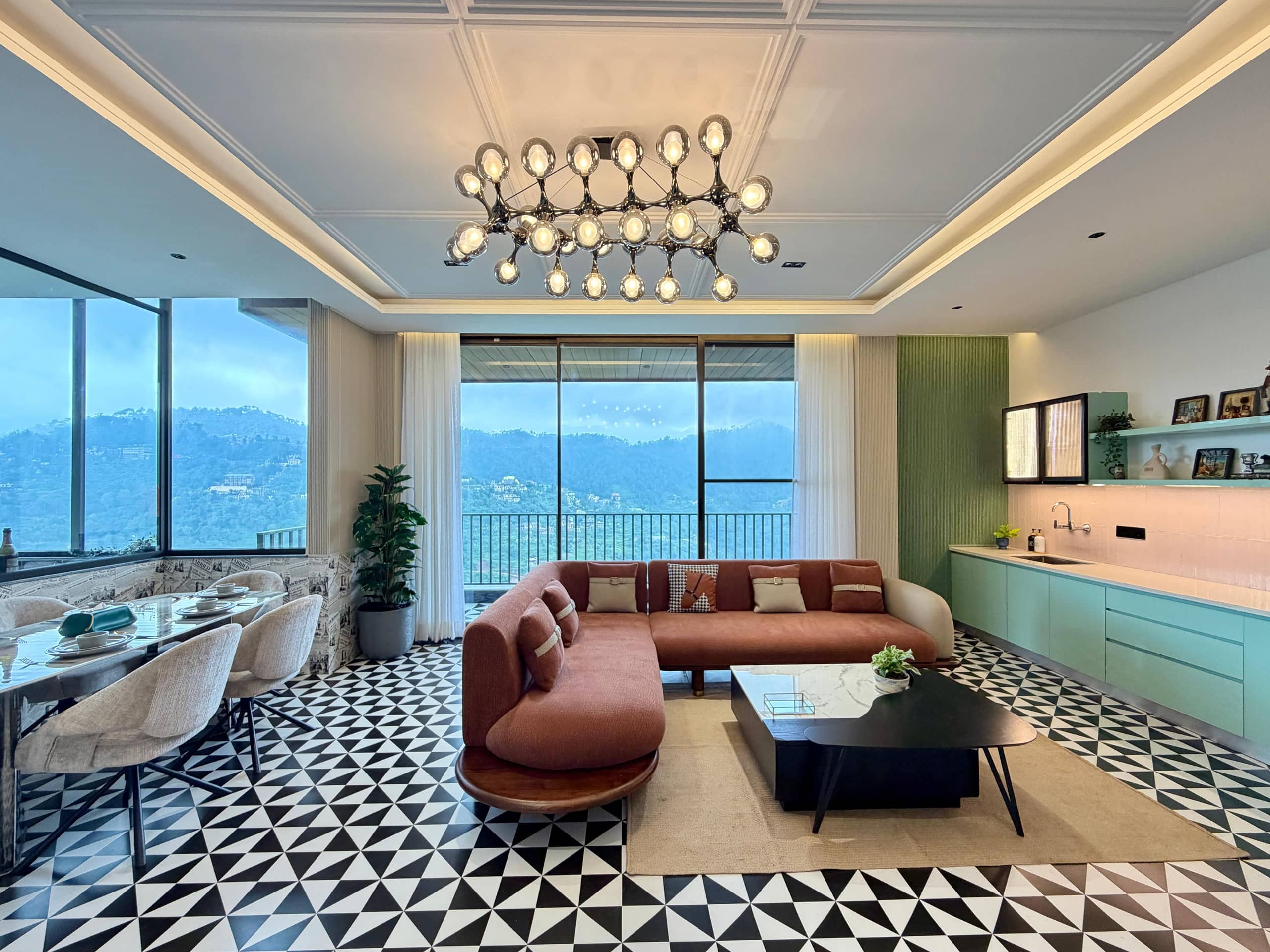 The Menifest 3BHK Penthouse Jacuzzi AC By Homestay Daddy - Tap to explore photos