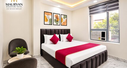 Mauryan Signature Hotel NHPC Metro Room Type - DELUXE ROOM WITH AC Mauryan Signature Hotel NHPC Metro Room Type - DELUXE ROOM WITH AC